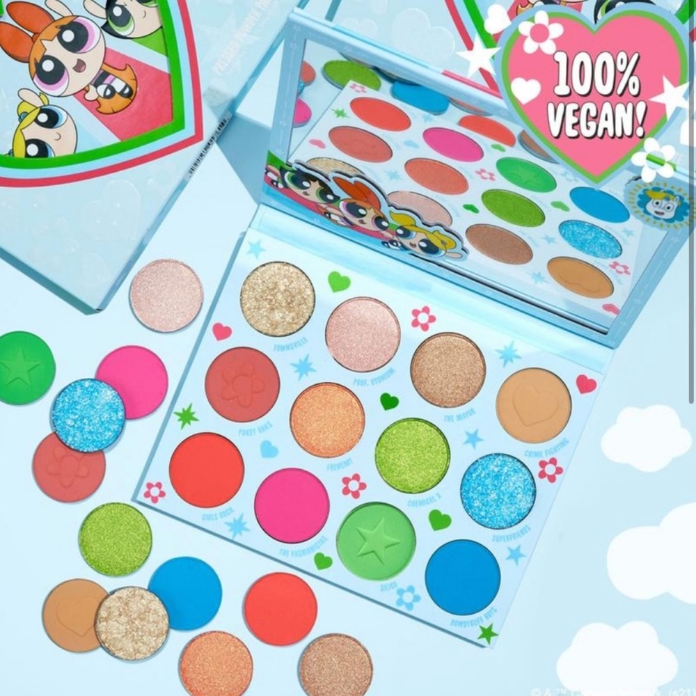 BNIB Colourpop × Powerpuff Girls Palette